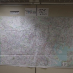 Bus Serive Map 大判の展示